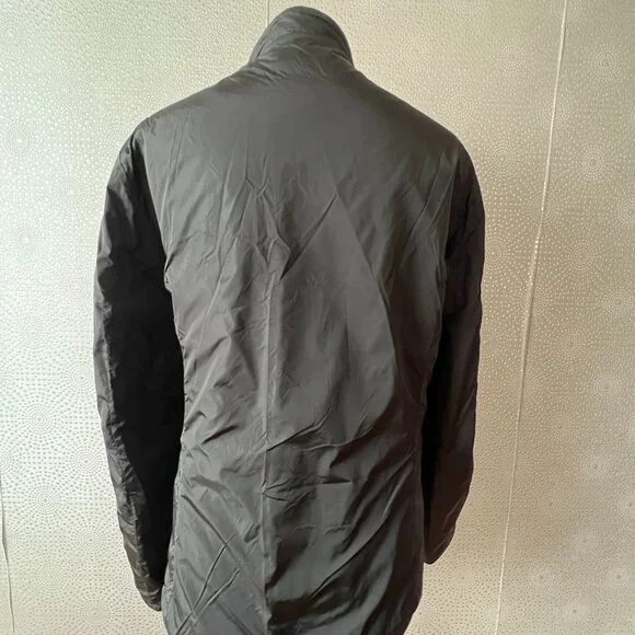 Armani Collezioni Mens Black Full Zip Bomber Jacket reversible Outfit Set